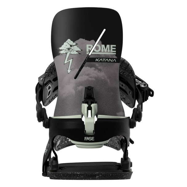 product variation ROME Men's Katana AW Fase X Stale Black Snowboard Bindings (RO.26.28.KATS.BK) image