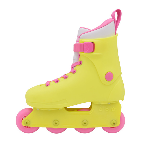 product variation Open Box (Great condition, limited use): IMPALA Lightspeed Inline Skate, Color: Barbie Bright Yellow, Size: 6 (IMPINLINE1-BARBIE-BRIGHT-YELLOW-6_2) image