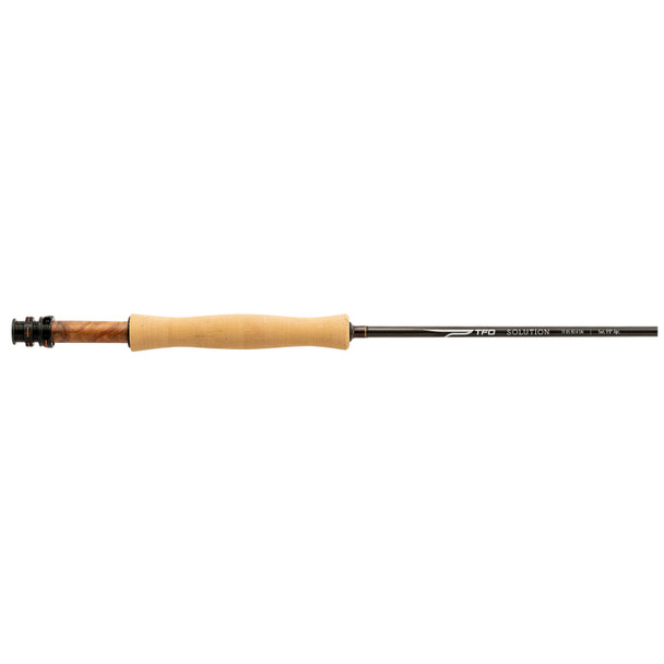 product variation TFO Solution Fly Rod Temple Fork Outfitters Fast Action Fly Fishing Rod 8ft 6in 5wt 4pc | B Handle image