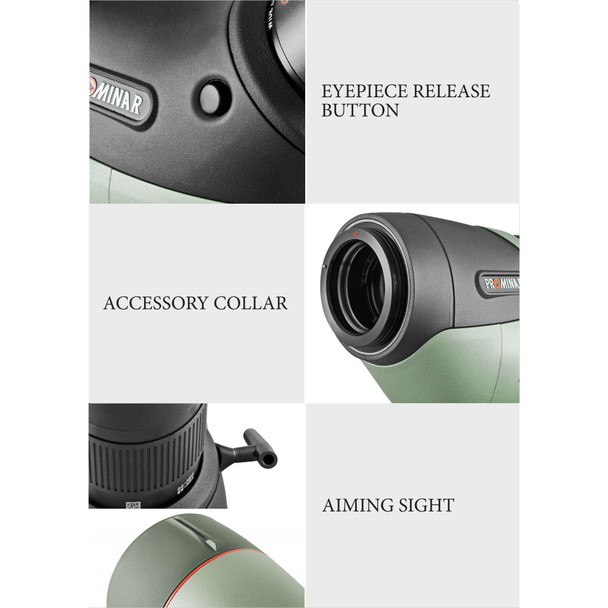 product variation KOWA TSN-66A Prominar 66mm Angled Spotting Scope w/ TE-11WZ II Eyepiece (TSN-66A-ZM-SET) image