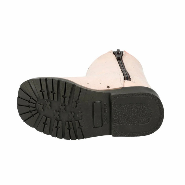 product variation SMOKY MOUNTAIN BOOTS Toddler's Autry Pink Leather Boots with Metallic Stars (3319T) image