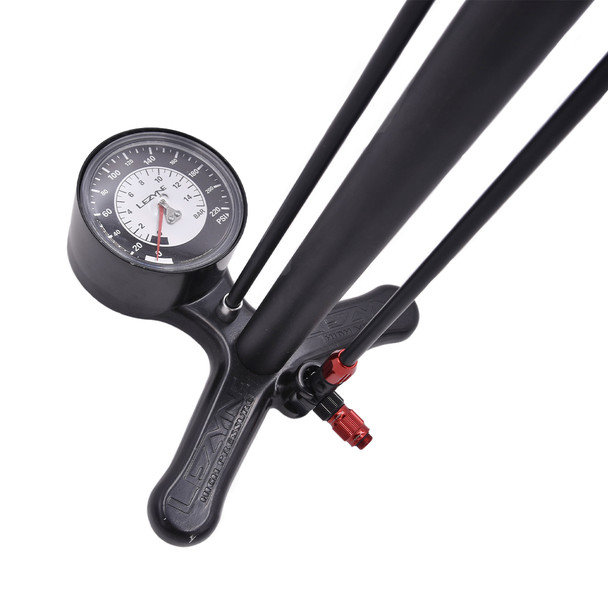 product variation Open Box (Great condition, limited use): LEZYNE Alloy Floor Drive 3.5 Satin Black Pump (1-FP-AFLDR-V537) image