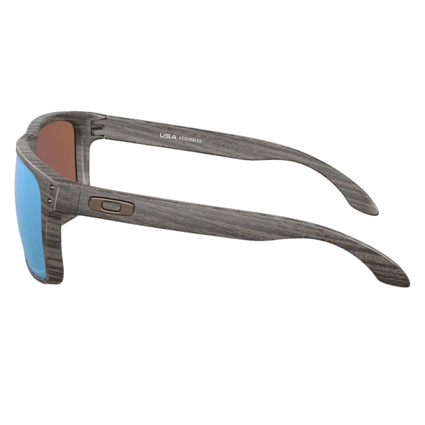 product variation OAKLEY Holbrook XL Sunglasses with Woodgrain Frame and Prizm Deep Water Polarized Lens (OO9417-1959) image