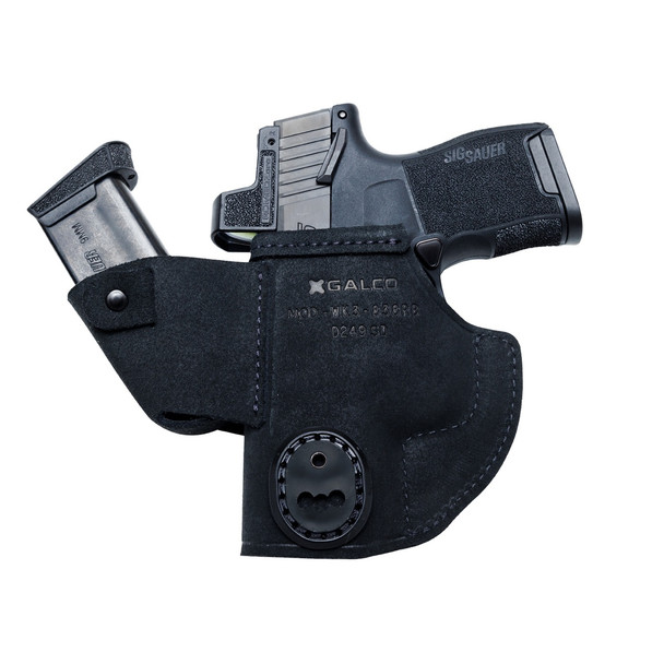 product variation GALCO Walkabout 3.0 Strongside/Crossdraw Black Ambidextrous IWB Holster for Smith & Wesson M&P Shield (WK3-652RB) image