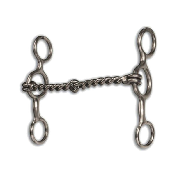 product variation PROFESSIONAL'S CHOICE Equisential Twisted Wire Snaffle Short Shank Bit (EQB-404) image