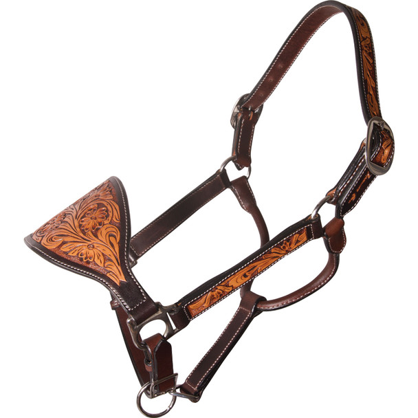 product variation PROFESSIONAL'S CHOICE Prairie Flower Bronc Halter (3PLBH-PF) image
