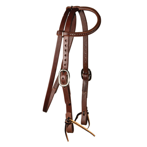 product variation PROFESSIONAL'S CHOICE Ranch 5/8in Pony One Ear Browband Headstall with Throatlatch (RH5E2-PONY) image