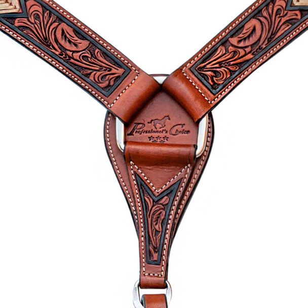 product variation PROFESSIONAL'S CHOICE Arrowhead Rawhide 1 3/4in Tapered Breast Collar (3P6012-T) image