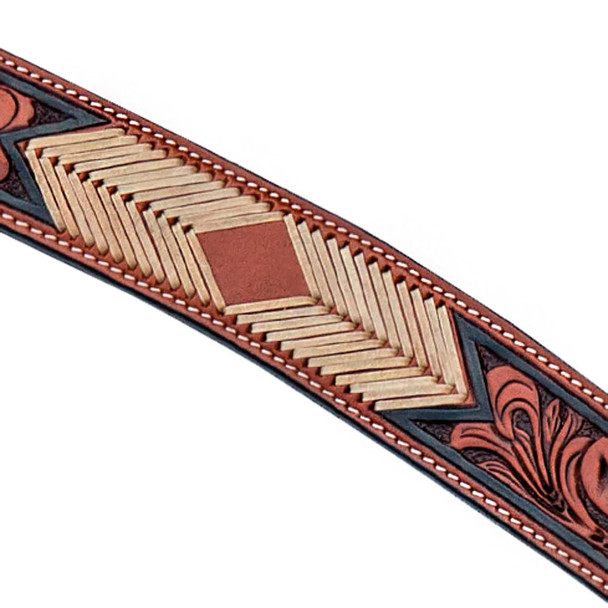 product variation PROFESSIONAL'S CHOICE Arrowhead Rawhide 1 3/4in Tapered Breast Collar (3P6012-T) image