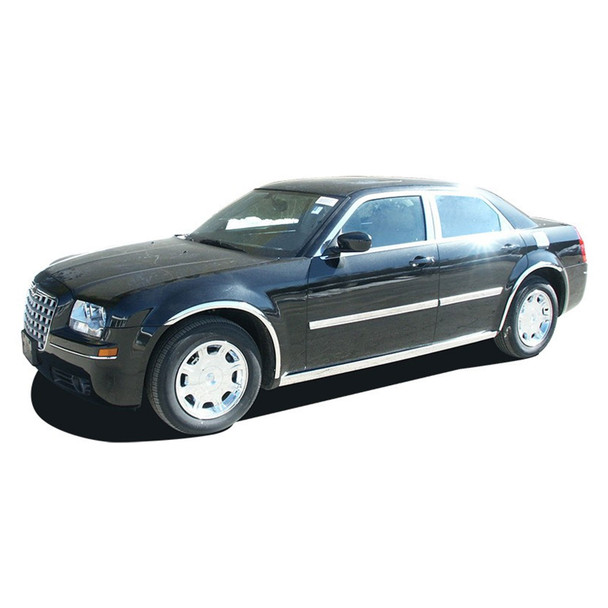 product variation QAA 14-Piece Stainless Steel Body Side Molding Accent Trim Fits Chrysler 300 2005-2010 (AT45765) image