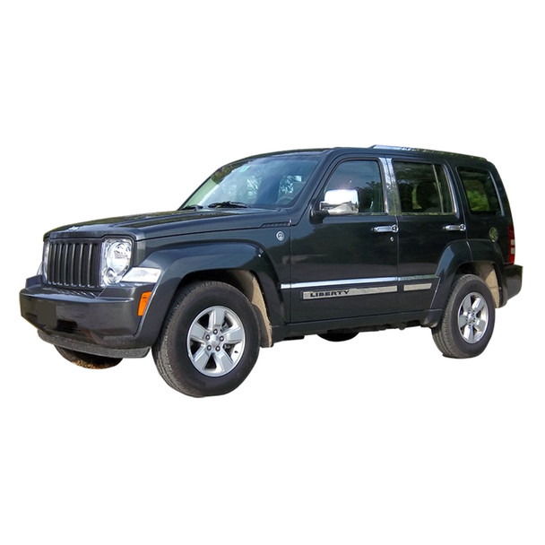 product variation QAA 1 Piece Stainless Steel Gas Cap Door Trim Fits Jeep Liberty 2008-2012 (GC48070) image