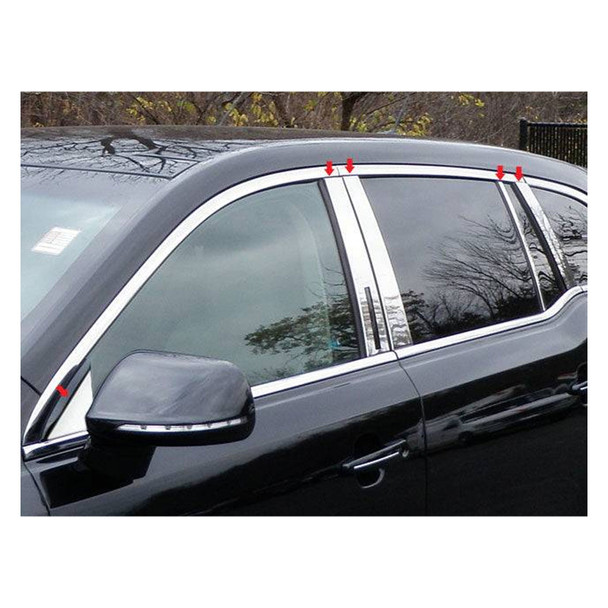product variation QAA 10-Piece Stainless Steel Pillar Post Trim Fits Lincoln MKT 2010-2020 (PP50673) image