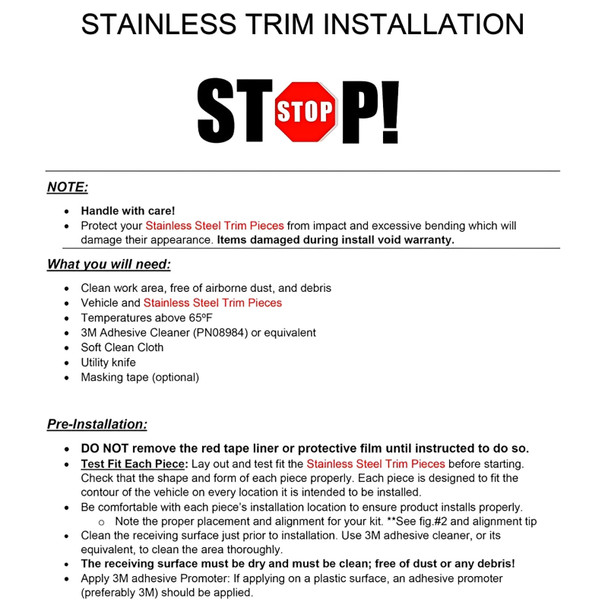 product variation QAA 10-Piece Stainless Steel Pillar Post Trim Fits Lincoln MKT 2010-2020 (PP50673) image