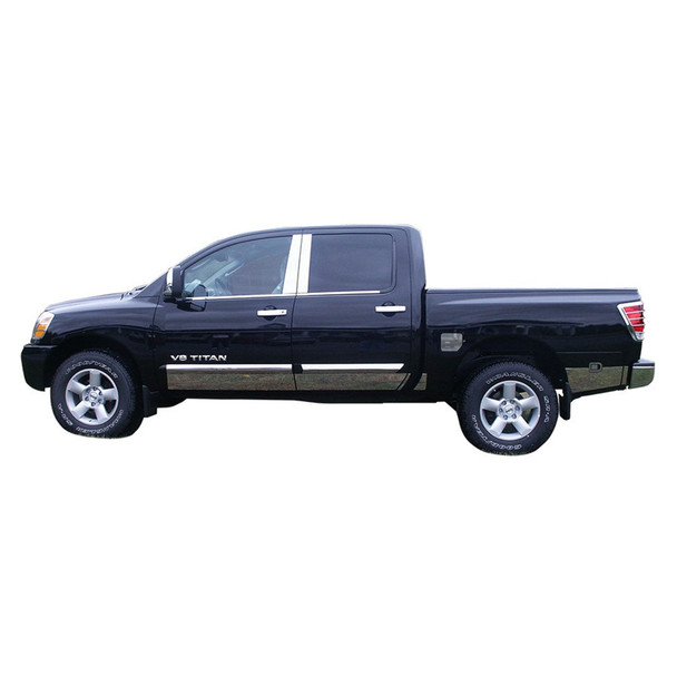 product variation QAA 31-Piece Stainless Steel Rear Bumper Accent Trim Fits Nissan Titan 2004-2015 (BI24520) image