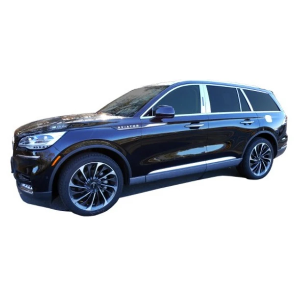 product variation QAA 4-Piece Stainless Steel Door Handle Accent Trim Fits Lincoln Aviator 2020-2024 (DH60620) image