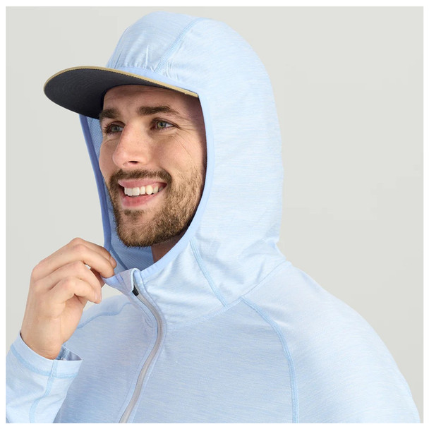 product variation HUK Men's Atoll Windsurfer Long Sleeve Half Zip Hoodie (H1200668-454) image