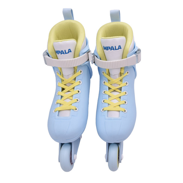 product variation Open Box (Great condition, limited use): Impala Lightspeed Inline Skate, Color: Sky Blue/Yellow, Size: 5 image