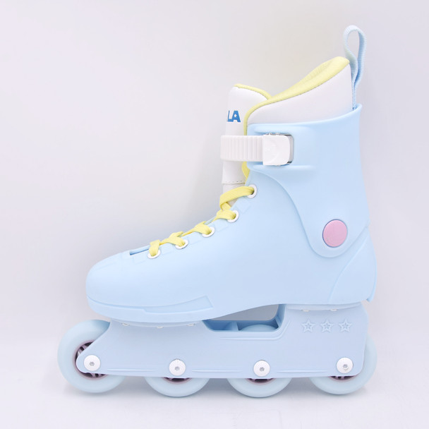 product variation Open Box (Great condition, limited use): Impala Lightspeed Inline Skate, Color: Sky Blue/Yellow, Size: 5 image