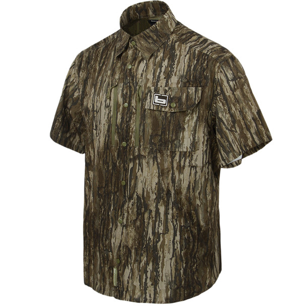 product variation Banded Mens Badlander lightweight short sleeve hunting shirt in Realtree Legacy camo image