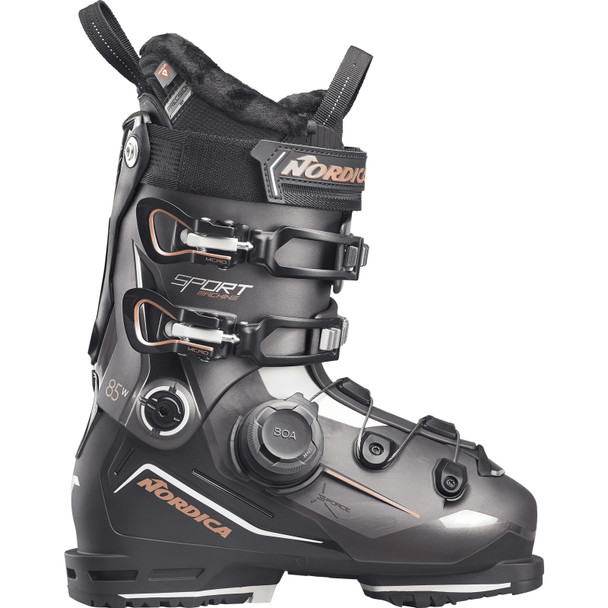 product variation NORDICA Women's Sportmachine 3 85 W BOA Bronze/Black/Pink Ski Boots (050S24004N2) image