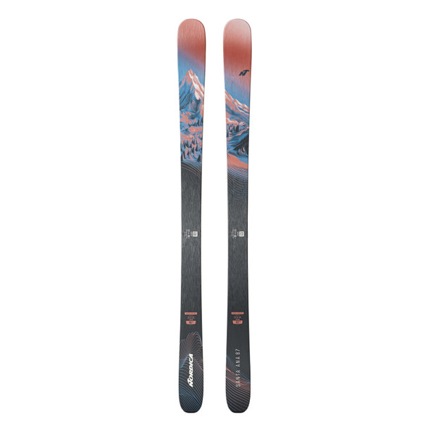 product variation NORDICA Women's Santa Ana 87 Coral/Blue/Black Skis (0A548800001) image