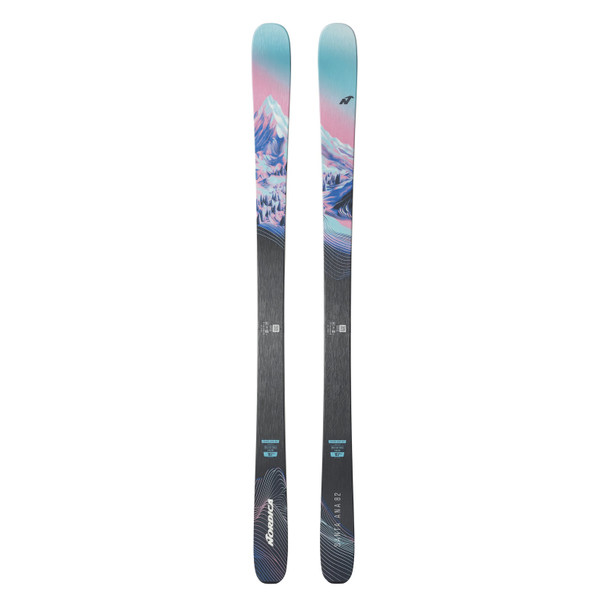 product variation NORDICA Women's Santa Ana 82 Light Blue/Coral/Midnight Skis (0A548900001) image