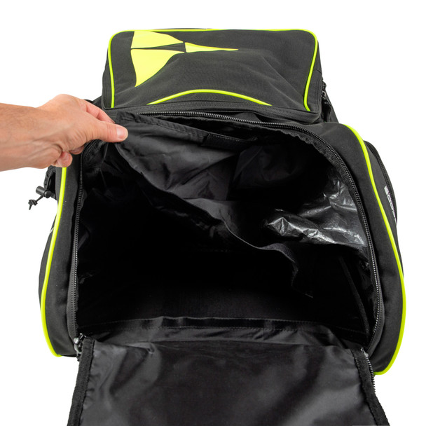 FISCHER バックパック ブラック/イエロー FISCHER Race 55L Black Yellow Backpack Z03525