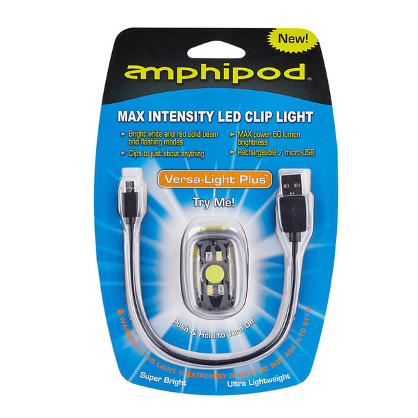 AMPHIPOD Versa-Light Plus Charcoal/Viz Safety Light (499-1)