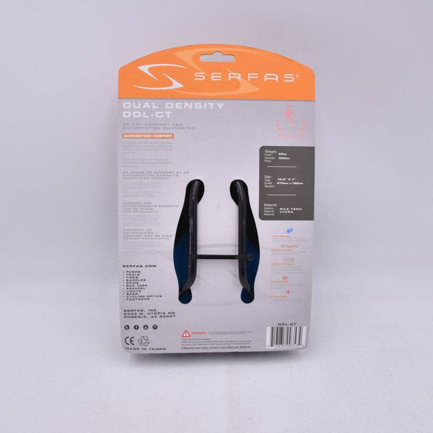 product variation Open Box (Great condition, limited use): SERFAS Dual Density Women's Comfort Saddle with Cutout and Lycra Cover (DDL-CT) image