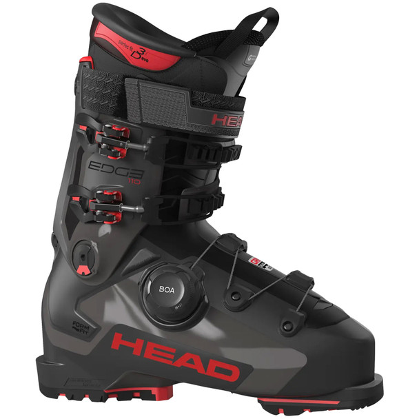 product variation HEAD Men's Edge 110 HV GW BOA Anthracite/Red Ski Boot (605320) image