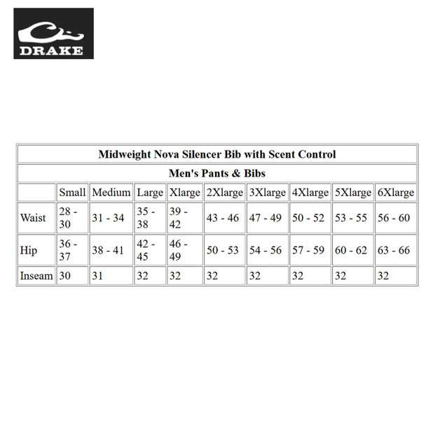 product variation DRAKE Midweight Nova Silencer Bottomland Bib with Scent Control (DNT0021-006) image