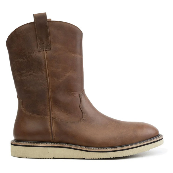 MILWAUKEE Boots Hartford Wedge Sole Roper Boots 20153-232