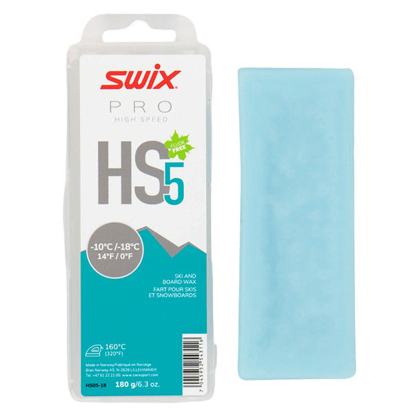 product variation SWIX HS5 Turquoise -10°C/-18°C 180g Hard Wax (HS05-18) image
