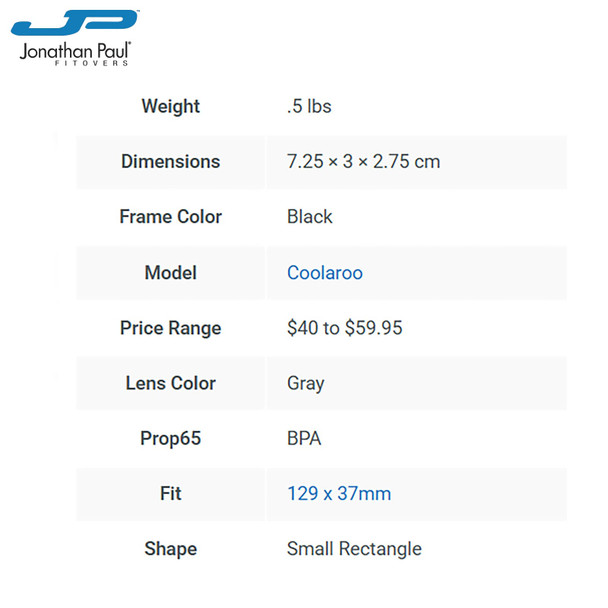 product variation JONATHAN PAUL Coolaroo Black Stripe/Gray Sunglasses (1092806) image