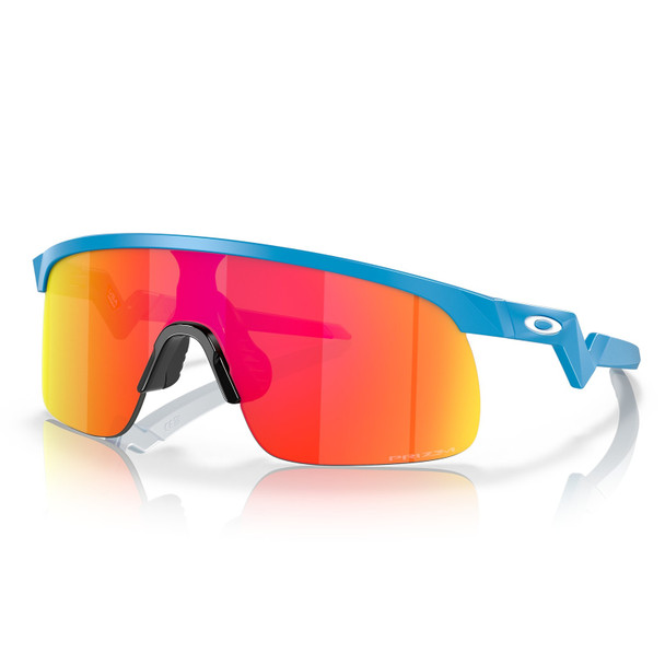 product variation OAKLEY Youth Resistor Sky Blue Frame/Prizm Ruby Lenses Sunglasses (OJ9010-0523) image