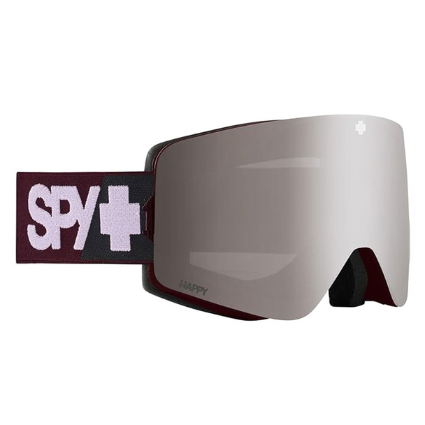 product variation SPY Marauder Elite Merlot Frame Happy Bronze Silver Mirror and Happy LL Gray Green Red Mirror Lens Goggles (3100000000301) image