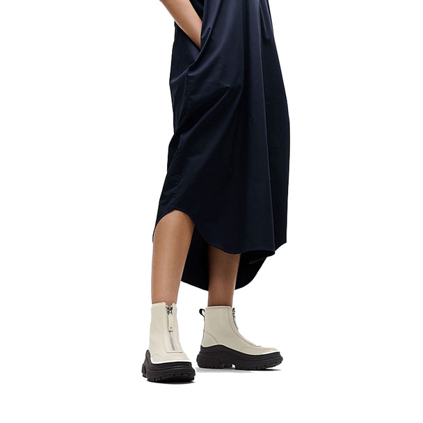 product variation FITFLOP Women's Wylder Zip-Front Cream Leather Ankle Boots (IE2-477) image