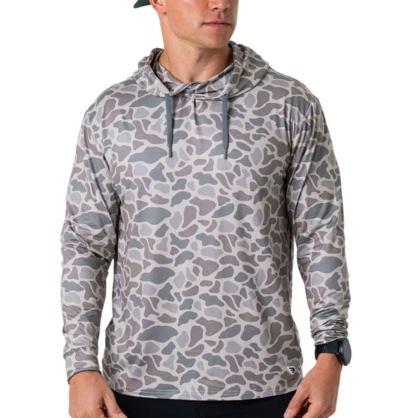 product variation Burlebo men's Classic Deer Camo performance hoodie, UPF 50 moisture wicking pullover  image