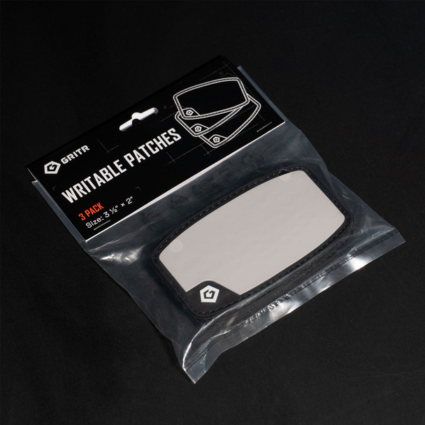 product variation GRITR Reusable Writable Patches (3-Pack) - Hook Backed for EDC Gear Labeling image