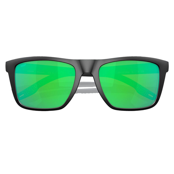 product variation COSTA DEL MAR Men's Mainsail Black/Green Mirror Polarized Sunglasses (06S9107-91070255) image