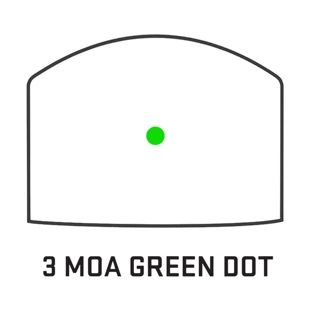 product variation SIG SAUER Romeo-RS Compact 3 MOA Green Dot Reticle Black Reflex Sight (SOR02180) image