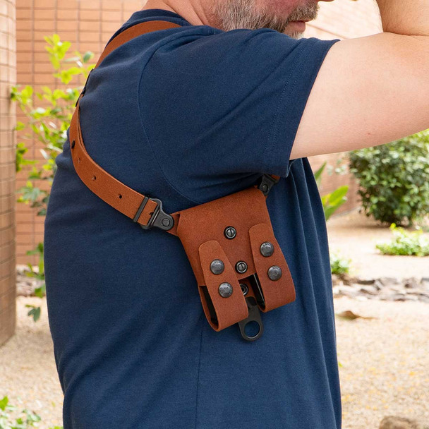 product variation GALCO Classic Lite 2.0 Natural Right Hand Shoulder System (Autos) For Smith & Wesson M&P Shield Plus (CL2-806) image