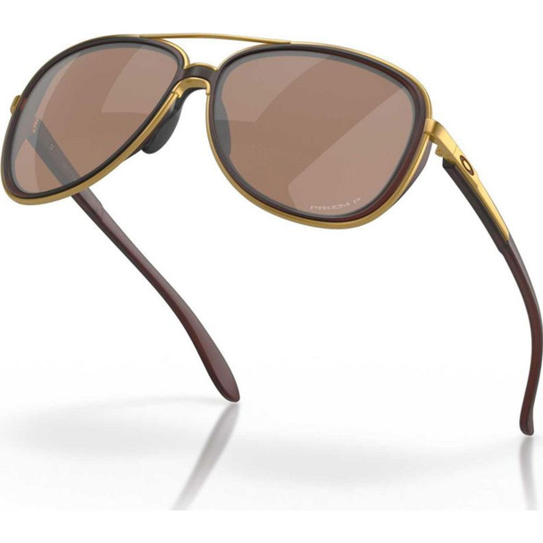 product variation OAKLEY Split Time Matte Rootbeer Frame/Prizm Tungsten Polarized Lenses Sunglasses (OO4129-2258) image