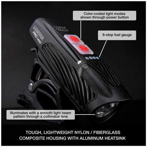 product variation NITERIDER Lumina Pro 1400 Front Bike Light (6856) image