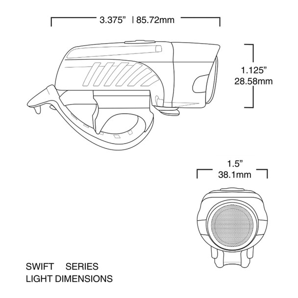 product variation NITERIDER Swift 450 Front Bike Light (6812) image