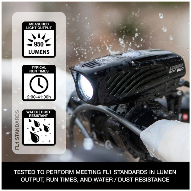 product variation NITERIDER Lumina Micro 950/Vmax+ 180 Combo Front and Rear Light Set (6818) image