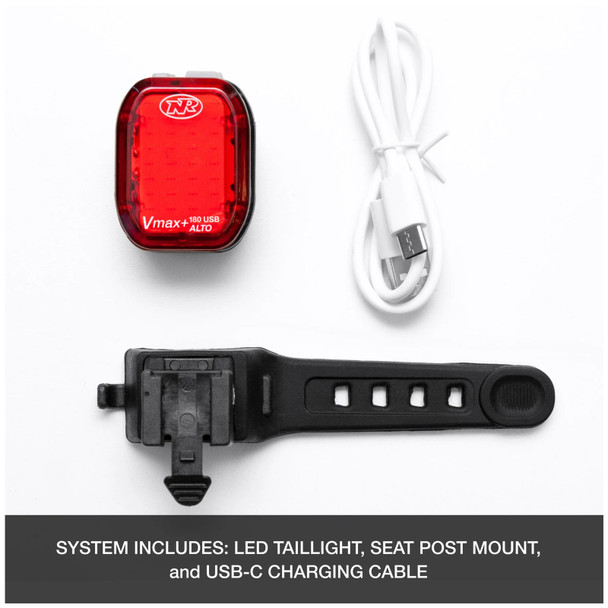 product variation NITERIDER Vmax+ 180 ALTO Bike Taillight with Brake Sensing Technology (5517) image