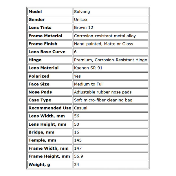 product variation Ivory/Brown 12 Polarized image