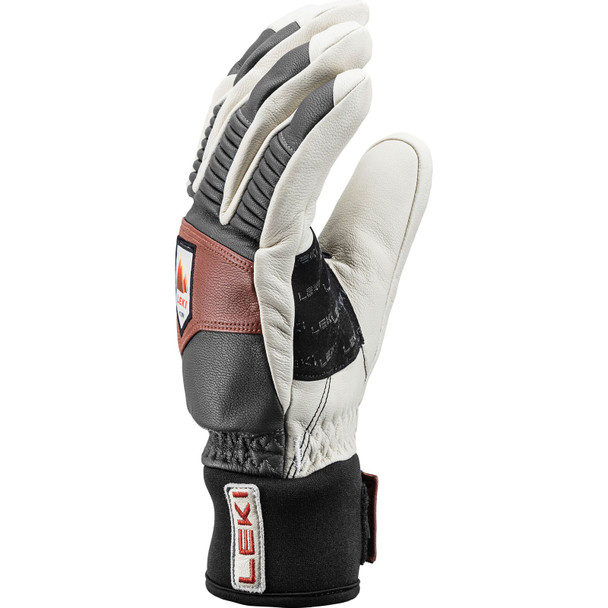 product variation LEKI Patrol 3d Fraphite/Off White/Maroon Gloves (653833301) image