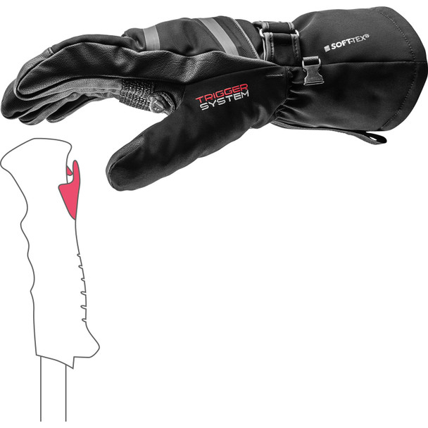 product variation LEKI Detect S Black Gloves (653841301) image